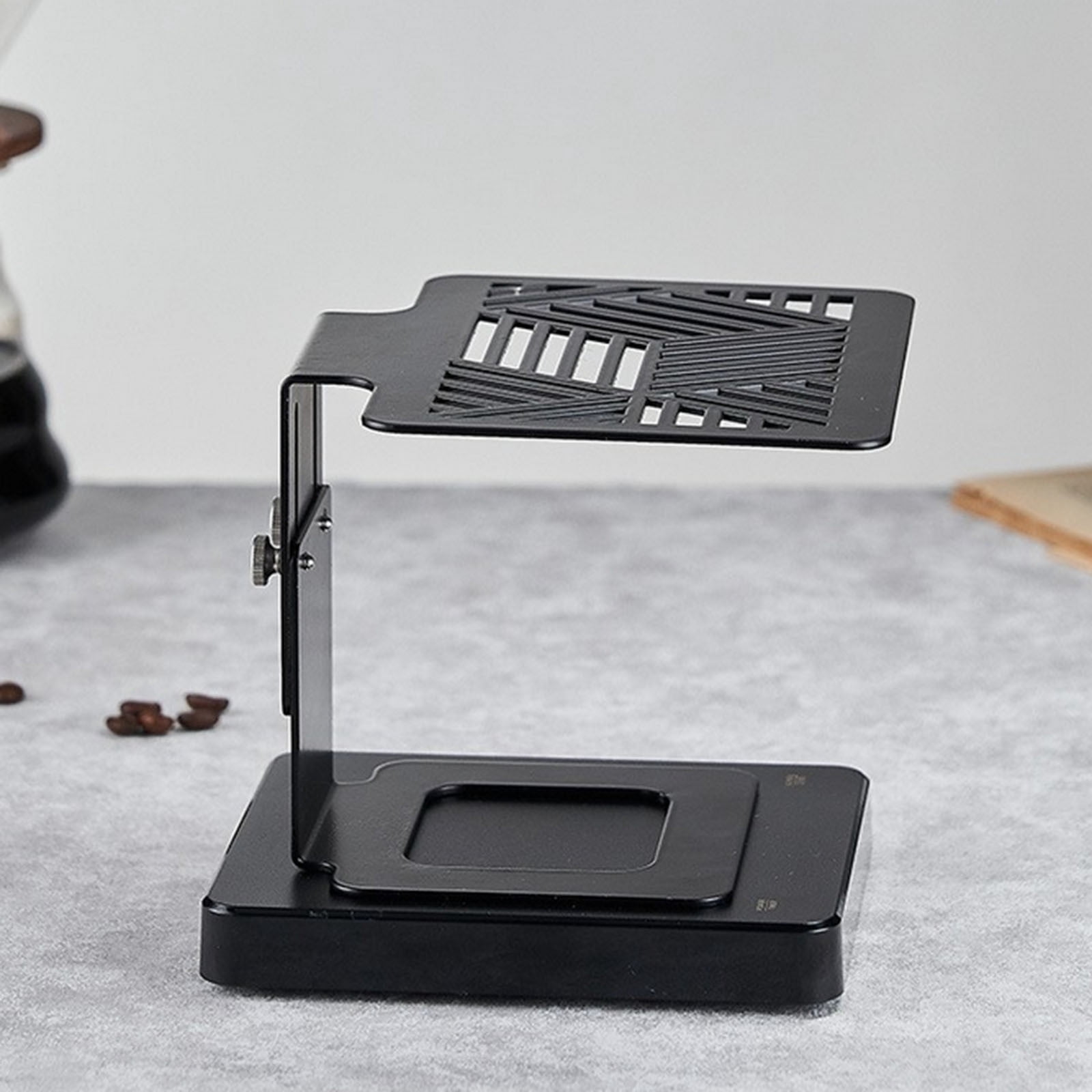 Stainless Steel Coffee Scale Stand Holder Adjustable Height Weighing Rack Frame For Machine Home Bar
