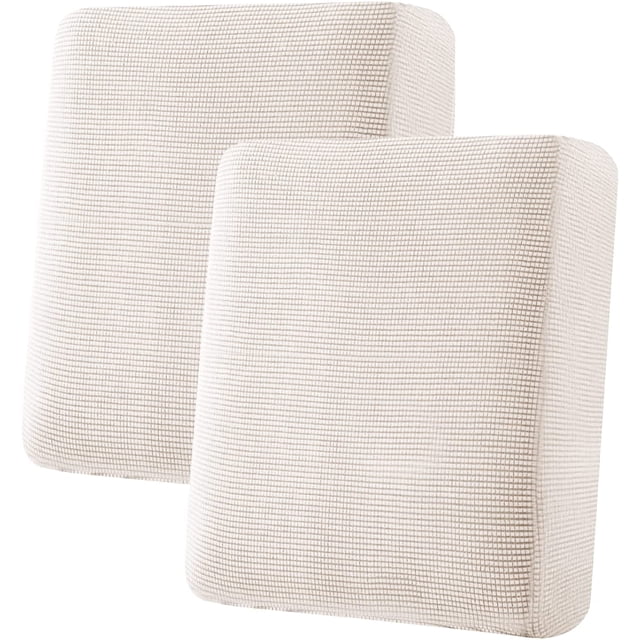 Super Stretch Stylish Cushions Covers/Furniture Cover Spandex Jacquard Small Checked Pattern Super Soft Slipcover Washable Individual