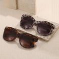thumbnail image 5 of 3 Pairs of Square Bifocal Oversized Reading Glasses 1.0 for Men Fishing, Plastic Spring Hinge Temple Readers, Classic Presbyopic Sunglasses +1.00, 5 of 5