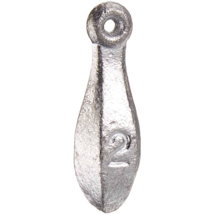 Bullet Weights Salt Water Bank Sinker, 2 oz, 6Piece