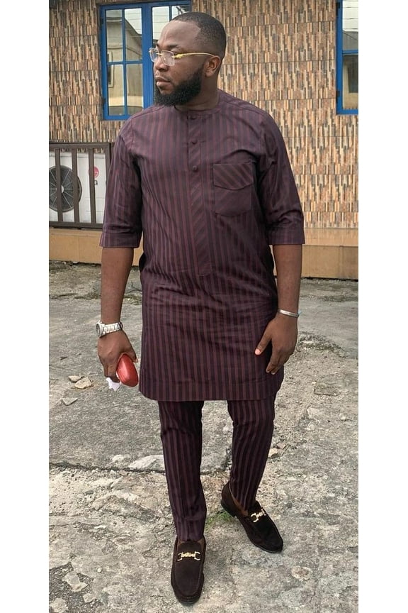 Men's Traditional Wear, African Men's Wear, African Men's Clothing, African Wedding Suit, Groomsmen Suit, Groom's Suit, Men's Senator Suit