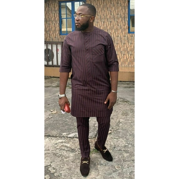 Men's Traditional Wear, African Men's Wear, African Men's Clothing, African Wedding Suit, Groomsmen Suit, Groom's Suit, Men's Senator Suit