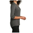 thumbnail image 5 of Yellow Rooster Womens Short Sleeve UV Choice Pique Henley Sterling Grey L, 5 of 7
