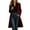 Wine, variant on Women's Solid Long Sleeve Velvet Jacket Open Front Cardigan Coat with Pockets Outerwear