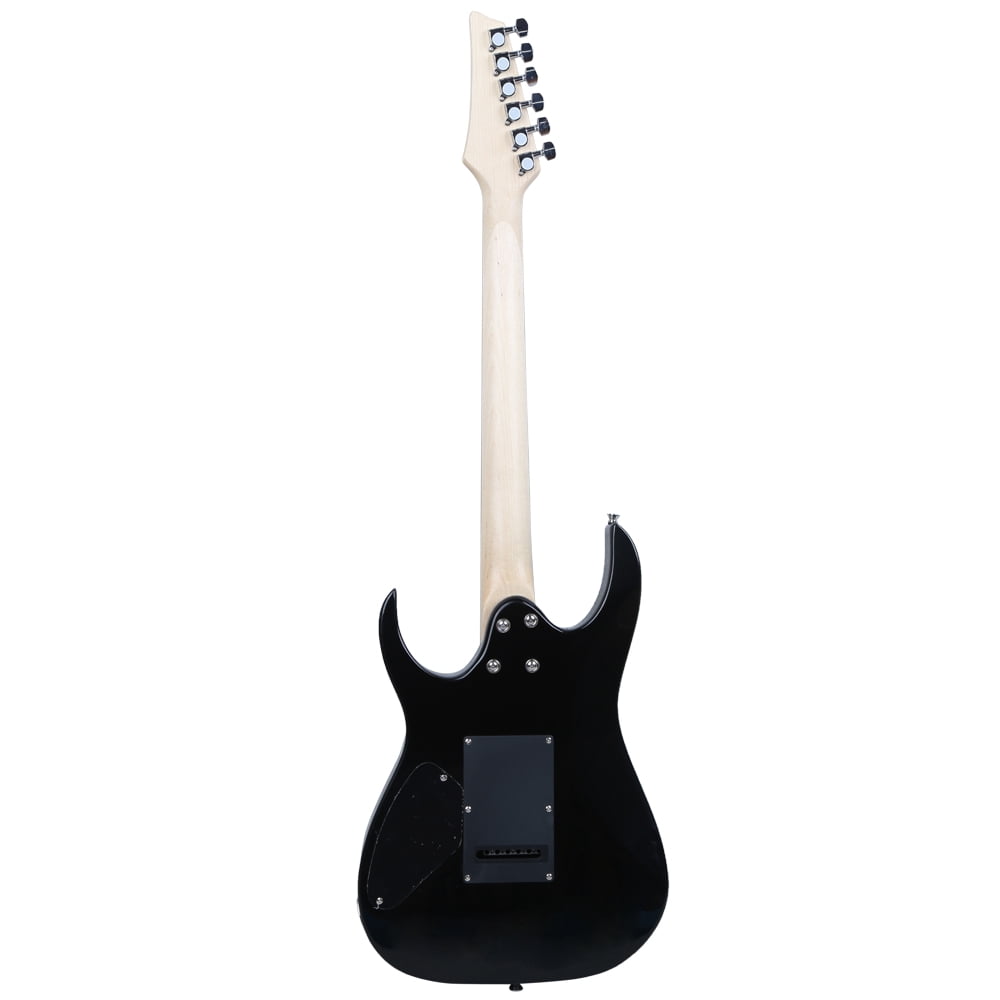 Hassch Electric Guitar with Amp and Gig Bag, Beginner Guitar with Harness, Picks, Rocker, Connector and Wrench Tool for Music Lover, Sunset Color