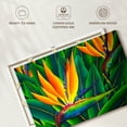 thumbnail image 6 of Elephant Stock Lush Bird Of Paradise Wall Art - Horizontal Canvas Wall Art - Living Room Wall Decor - Floral And Botanical Canvas - Green And Orange Decor By Daniel Jean-baptiste - 45" x 30", 6 of 8