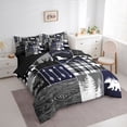thumbnail image 2 of Feelyou Adventure Camp Bedding Comforter Set 7pcs, Lake House King Bedding Sets, 2 of 7