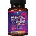 thumbnail image 1 of Vitaminas prenatales Nature's Nutrition, folato DHA, 60 cápsulas blandas, 1 of 9