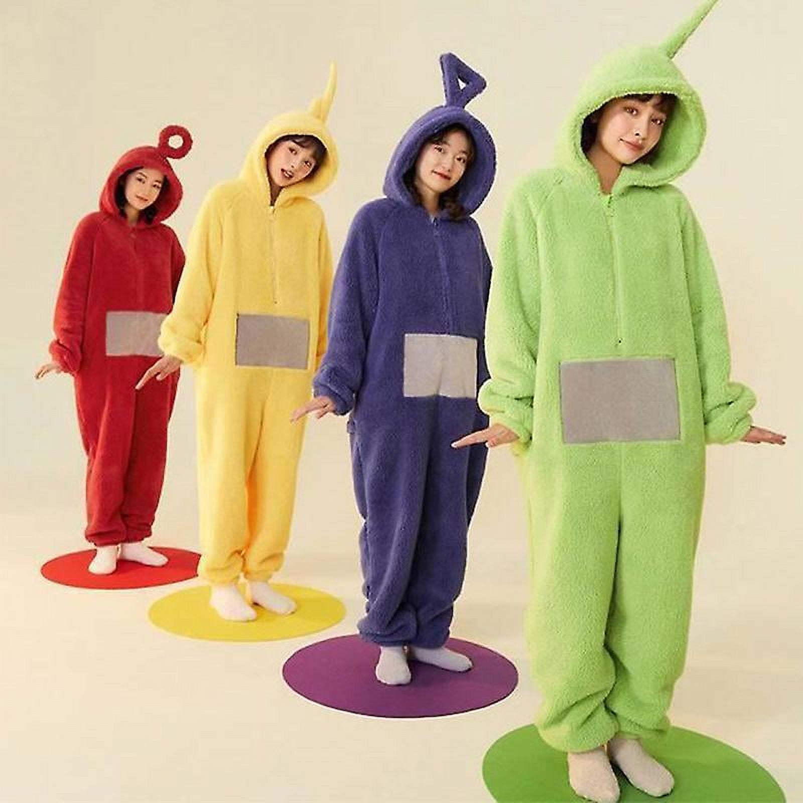 Anime Teletubbies Cosplay Onesie Costume Men Women Halloween