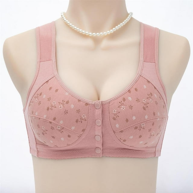 Abcnature Full Coverage Bras for Women Embroidered Glossy Comfortable Breathable Bras Underwear no Rims
