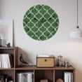 thumbnail image 3 of Wall Clock Moroccan Texture Clocks PVC Silent Non-Ticking Battery Operated Decorative Retro Dark Green Linen Round Clock for Home Living Room Kitchen Bedroom Office School Wall Decor 10 Inch, 3 of 9