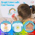 thumbnail image 3 of Juego de 12 pinturas 3D para tela Puff Paint Playkidiz para niños mayores de 3 años, 3 of 7