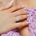thumbnail image 3 of 14K White Gold Princess Cut Solitaire Diamond Engagement Ring VS1-VS2 Clarity E-F Color for Women, 2 Carat, Size-7.5, 3 of 5