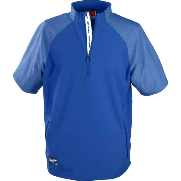 Rawlings Adult ColorSync Short Sleeve Cage Jacket | Royal | 2XL