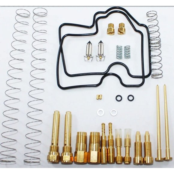 QUALITY Carburetor Rebuild Kit for the 2002-2003 Kawasaki KVF 650 Prairie 2005-2013 650 Brute Force 2004-2006 700 Prairie ATVS for BOTH CARBURETORS