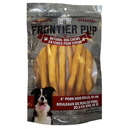 UPC: 0817113019436 | Frontier Pup Pork Roll Dog Chews