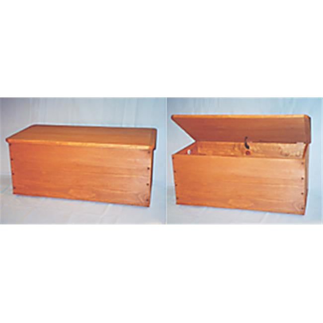 toy box with safety hinge