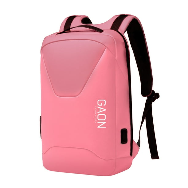 Mochila Antirrobo Seguridad Para Laptop Resistente Al Agua Rosa Gaon Mochila Antirrobo