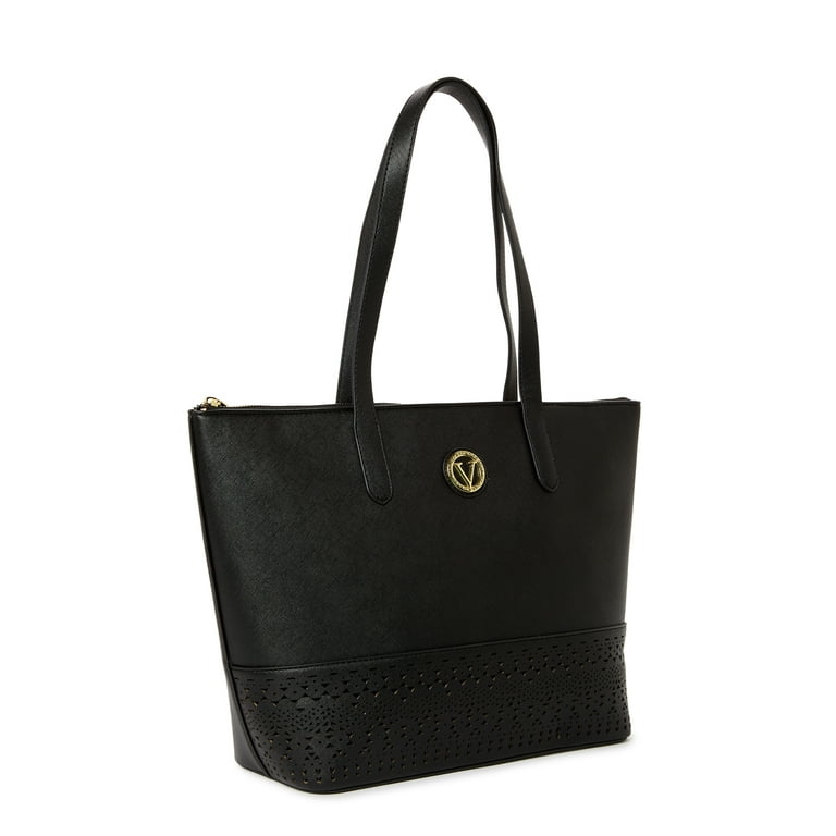 Vera New York Women s Loretta Tote Handbag Black Walmart