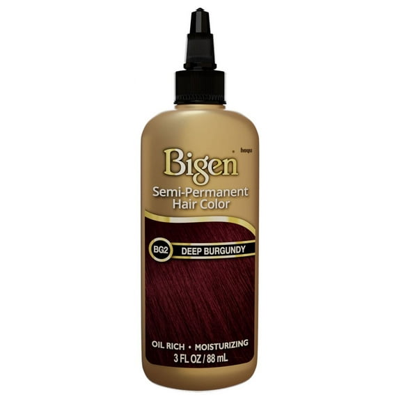Bigen Semi-Permanent Haircolor #BG2 Deep Burgundy 3oz (Pack of 2)
