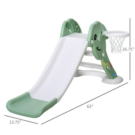 freestanding climber playset qaba slipping