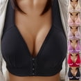 thumbnail image 2 of Sexy push up mujeres más el tamaño de encaje sujetador sin costuras inalámbrico hermosa espalda ajustable bralette reunido sin rastros y anillo de acero ropa interiorpangjing, 2 of 4