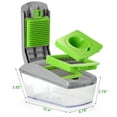 thumbnail image 3 of Fitnate 13 Pieces Vegetable Chopper, Slicer, Dicer, Spiralizer Mandoline Slicer and Food Chopper, 3 of 9