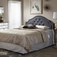 thumbnail image 3 of Skyline Decor Dark Grey Fabric Upholstered Full Size Headboard, 3 of 3