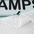 thumbnail image 5 of Erosebridal Happy Camping Quilt Full, Watercolor Old Barn Door Full Bedspread Sets, 3pcs 1 Coverlet and 2 Pillowcases, 5 of 7