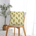thumbnail image 5 of Yiaed Yellow Corn Print Pillow Covers Super Soft Decorative Square Throw Pillow Covers Case Cushion Covers for Sofa Couch Bedroom Car Decor（No pillow core）-12"x12", 5 of 7