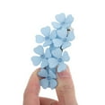 thumbnail image 5 of Unique Bargains 1 Pc Elegant Four-leaf Clovers Hair Clips for Home Sky Blue, 5 of 5