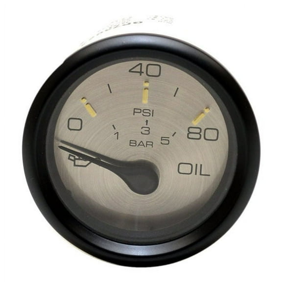 Faria Boat Marine Oil Pressure Gauge GP7392A | Silver 2 Inch