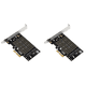 thumbnail image 2 of 【PH42】Adaptador Tarjeta Expansión Transferencia Doble Disco M.2 NVMe NGFF SSD A PCIE SATA, 2 of 6