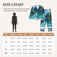 thumbnail image 4 of Sigee Tropical Paradise Window View for Women’s Pajama Sets Long-Sleeved Pjs Sets for Women 2 piece Sleepwear-X-Large, 4 of 7