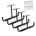 thumbnail image 3 of Flynix 4 Pieces Overhead Garage Storage Hook Display Rack Utility Hanger,Ceiling Hanger black, 3 of 10