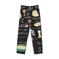 thumbnail image 2 of Vsdgher Vegetable Quiche Print Mens Pajama Pants Sleep & Lounge Pants, PJ Bottoms With elastic waistb and Pockets, 2 of 5