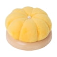 thumbnail image 1 of Abbracc Pumpkin Pin Cushion Compact Accessory Pincushion for Office Embroidery Table Yellow, 1 of 9