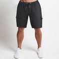 thumbnail image 2 of Kcolen Athletic Shorts for Mens Relaxed Fit Men's Summer Casual Slim Fit Shorts with Lace Up Design Solid Color Lightweight Comfortable Pants for Youth and Young Adults, 2 of 9
