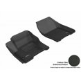thumbnail image 2 of 3D MAXpider 2013-2018 Fits Ford C-Max 2013-2014 Escape Kagu 1st Row Black Carbon Fiber Embossed Pattern Floor Mat L1FR05611509, 2 of 3