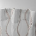 thumbnail image 4 of Exclusive Home Curtains 2 Pack Belfast Woven Wave Embellished Sheer Hidden Tab Top Curtain Panels, Blush, 54x84, 4 of 6