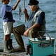 thumbnail image 4 of Eva Plegable Espesado Cubo de Pesca 15.74x9.84In,Portable Al Aire Libre Cubo de Pescado Vivo con Patrón,Suministros de Pesca 21L Cubo de Capacidad, 4 of 6