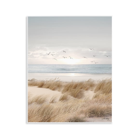 Stupell Industries Coastal Dreams Seagulls Wall Plaque Art, design by Amber Sterling