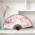 thumbnail image 5 of Wzzjkit Folding Hand Fan Elegant Style Folding Fan for Party Dancing Wedding and Home Decoration, 5 of 6
