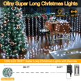 thumbnail image 2 of Luces navideñas Ollny, 393 pies, 1200 LED, IP67, impermeables, 2 of 8