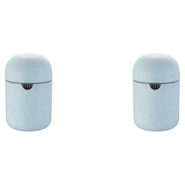 Yuarrent Exprimidor, mezclador de frutas, exprimidor de jugo, licuadora, dispositivo de exprimidor doméstico, filtro fijo, máquina procesadora Azul 2Conjunto