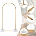 thumbnail image 3 of QueipA 6.6ft Wedding Arch, Metal Backdrop Stand Wedding Ballon Arch Frame Decoration Support Stand for Ceremony Indoor Outdoor Party Event Baby Shower, 3 of 7