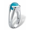 thumbnail image 4 of PalmBeach Jewelry 14-Piece Interchangeable Ring Set with Genuine and Simulated Stones in .925 Sterling Silver, 4 of 10