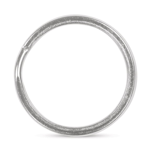 Split Key Ring .75 Silver 18pc