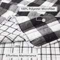 thumbnail image 4 of Mainstays Ensemble couette et drap-housse légers tout-en-un - 7pièces, Lit 2 PL Buffalo Check, 4 of 13