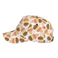 thumbnail image 2 of Lsque Cute Ice Cream Baseball Cap Trucker Low Profile Hat Golf Dad Hat Adjustable Original Classic Unconstructed Plain Cap Men Women, 2 of 9